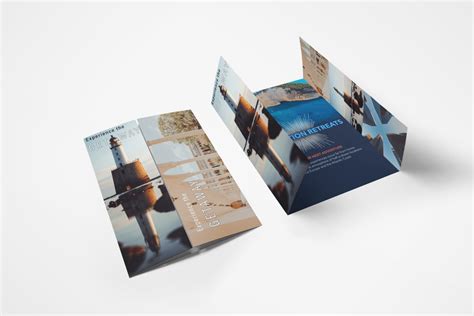gate fold brochure template indesign